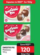 Sweetie Pie Mallows-For Any 2 x 150g