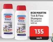 Bob Martin Tick & Flea Shampoo (All Varriants)-400ml Each