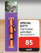 Special Kitty Cat Collar With Bell (All Variants)-1's Each