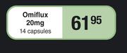 Omiflux 20 mg 14 Capsules