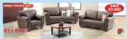 Bugatti 3 Piece Lounge Suite