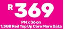 2 x Huawei Nova Y62 Smartphone-On 1.3GB Red Top Up Core More Data
