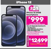Apple iPhone 12 64GB Smartphone-Each