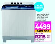 Samsung 14Kg Twin Tub White Washing Machine