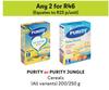 Purity Or Purity Jungle Cereals (All Variants)-For Any 2 x 200/250g