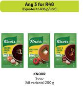 Knorr Soup (All Variants)-For Any 3 x 200g