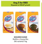 Golden Cloud Muffin Or Scone Mix (All Variants)-For Any 3 x 1Kg