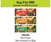 Knorr Stock Pots (All Varinats)-For Any 3 x 4 x 28g