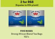Five Roses Strong African Blend Tea Bags-For 2 x 102's