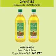 Olive Pride Seed Oils & Extra Virgin Olive Oil-For 2 x 1L