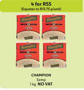 0Champion Samp-For 4 x 1Kg