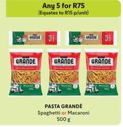 Pasta Grande Spaghetti Or Macaroni-For Any 5 x 500g