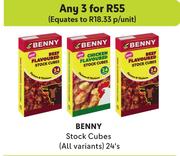 Benny Stock Cubes (All Variants)-For Any 3 x 24's