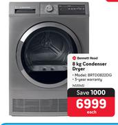 Bennett Read 8Kg Condenser Dryer BRTD0822DG