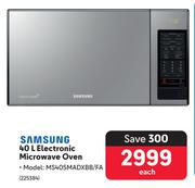 Samsung 40L Electronic Microwave Oven MS405MADXBB/FA