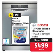 Bosch 12 Place Series 2 Dishwasher SMS24AI01Z