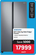 Samsung 647L Side By Side Fridge/Freezer RS62R5011M9/FA