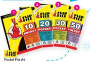 Flip File Pocket Flie A4 50 Pocket