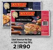 Eskort American Hot dogs Or Chilli Cheese Dogs-For 2 x 380g