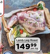Lamb Leg Roast-Per kg