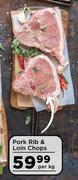 Pork Rib & Loin Chops-Per kg