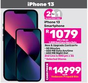 2 x Apple iPhone 13 Smartphone-On 1.3GB Red Core More Data