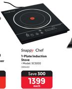 Snappy Chef 1 Plate Induction Stove SCS002-Each