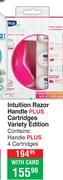 Schick Intution Razor Handle Plus Cartridges Variety Edition