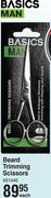 Basic Man Beared Trimming Scissors-Each