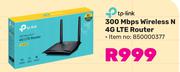 TP-Link 300 Mbps Wireless N 4G LTE Router 850000377