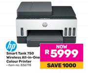 HP Smart Tank 750 Wireless All In One Colour Printer 836778