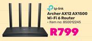 TP-Link Archer AX12 AX1500 WiFi 6 Router 850012245