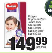 Huggies Disposable Pants Jumbo Pack-Per Pack