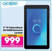 Alcatel 7" 1T Tablet Black 3G 32GB Network Locked-Each