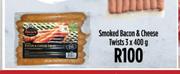 Smoked Bacon & Cheese Twists-3 x 400g