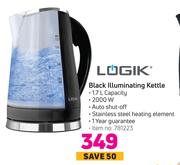 Logik Black Illuminating Kettle