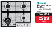 Hisense 600mm 4 Burner Gas Hob HHU60GAGR