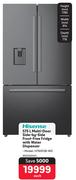 Hisense 575L Multi Door Side By Side Frost Free Fridge With Water Dispenser H760FSB-WD