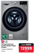 LG 10.5Kg/7Kg Front Loader Washer/Dryer Combo F4V5RGP2T