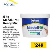 Polycell 5Kg Mendall 90 Ready Mix
