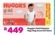 Huggies Gold Nappies Giga Box Assorted Sizes
