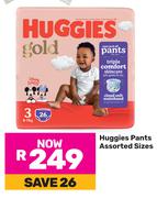 Huggies Gold Pants Assorted Sizes