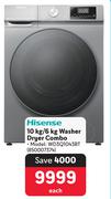 Hisense 10kg/6kg Washer Dryer Combo WD3Q1043BT 850007374-Each