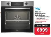 Beko 600mm Multifunction Built-In Oven BBIM12302XCE 850015140-Each