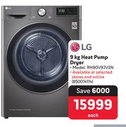LG 9kg Heat Pump Dryer RH90V9JV2N 850014114-Each
