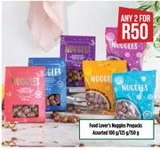 Food Lover's Nuggles Prepacks Assorted-For Any 2 x 100g/ 125g/ 150g 