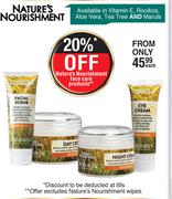 Nature's Nourishment Face Care Products-Each