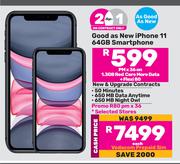 Apple Good As New iPhone 11 64GB Smartphone-Each