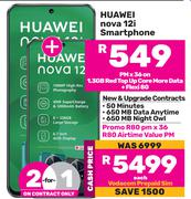2 x Huawei Nova 12i Smartphone-On 1.3GB Red Top Up Core More Data + Flexi 80