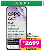 Oppo A40 Smartphone-Each